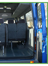 Inside Mini Bus